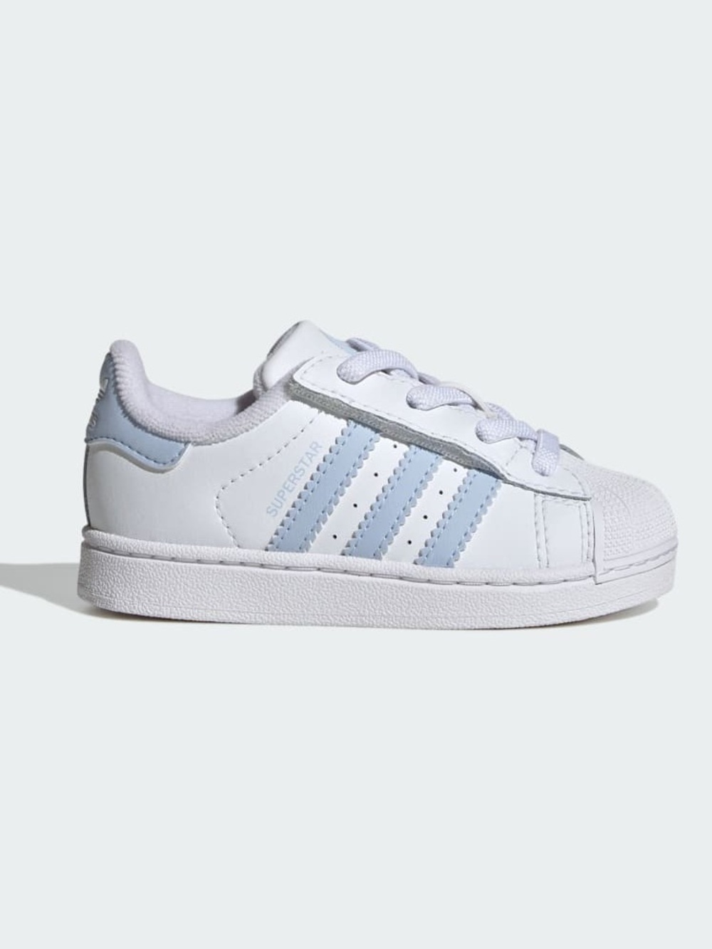 ADIDAS SUPERSTAR VELCO CLOSURE SNEAKERS - WHITE VARIOUS SIZES (NEW WITH TAGS) B2